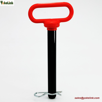 China Forged Red Head Hitch Pin 3/4&quot; with R clip for farm tractors and trailers supplier