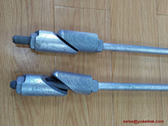 Wedge style 1"X84" Expanding Rock Anchor Rod Galvanized for utility power