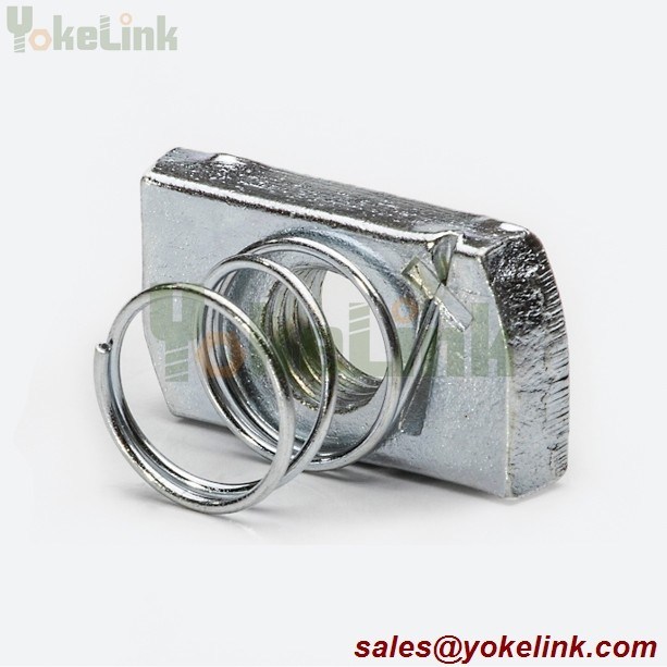 Hot sell Carbon M8 Strut Channel Nut with short spring For solar