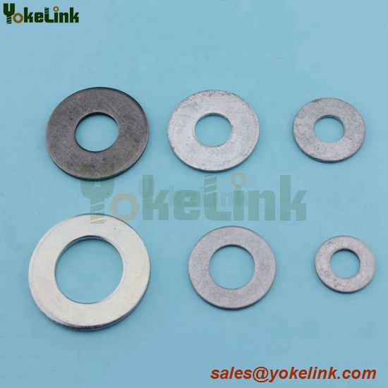 High Quality ASME B18.22.1 USS low carbon steel round flat washer, Flat