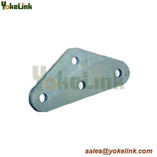 High quality electrical Power Fitting link plate Strain triangle Yoke Plate