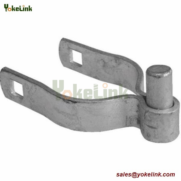 Made in China OEM  Galvanized Pipe Gate Hinge for Chain Link Fence Accessories