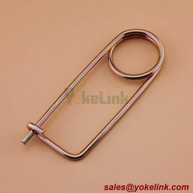Stainless steel Spring Wire Coiled Tension Safety Pin, Diaper Pin Zinc