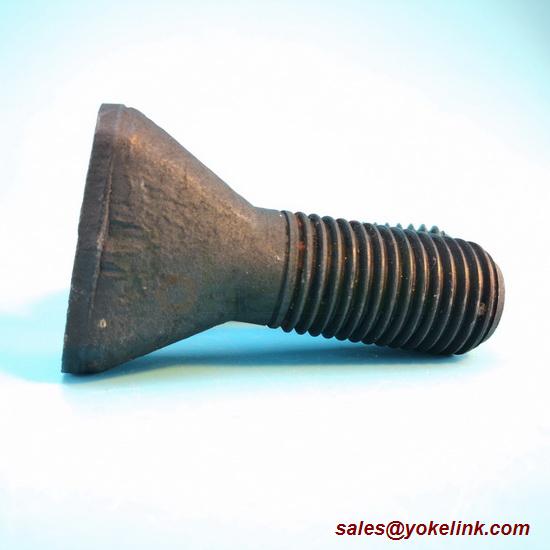 Hot black oxide oval head mill liner bolt for mining industry