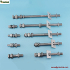 Carbon Steel 3/4" Long Shank Line Post Studs For Wood Crossarms