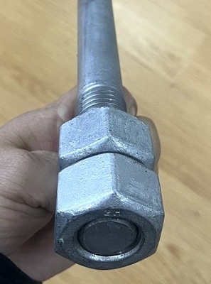ASTM F1554 Grade 36 55 105 Anchor Bolt Anchor rod with nut and washer