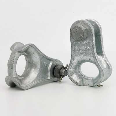 100kN Ductile Iron Casting Poleline Deadend Thimble Clevis For Overhead Line