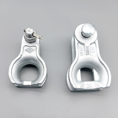 POLELINE DUCTILE IRON DEADEND THIMBLE CLEVIS 100KN
