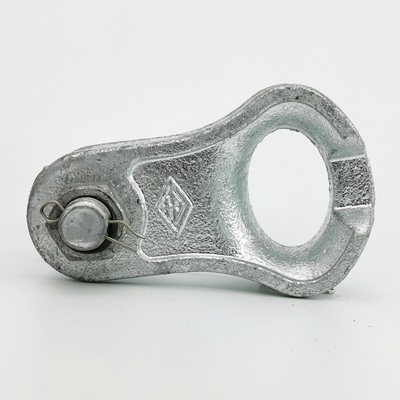 100kN Ductile Iron Casting Poleline Deadend Thimble Clevis For Overhead Line