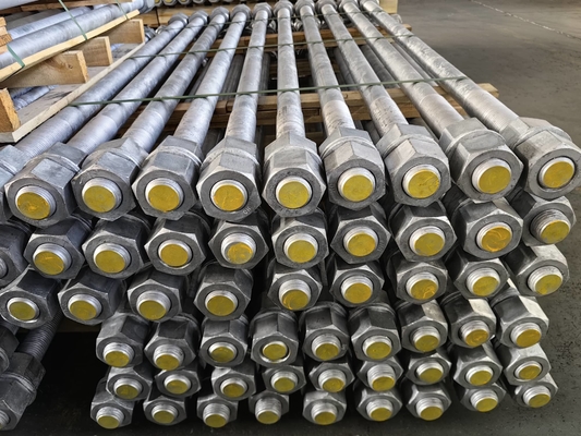 ASTM F1554 Grade 36 55 105 Structural Anchor Bolt Anchor rod with nut and washer