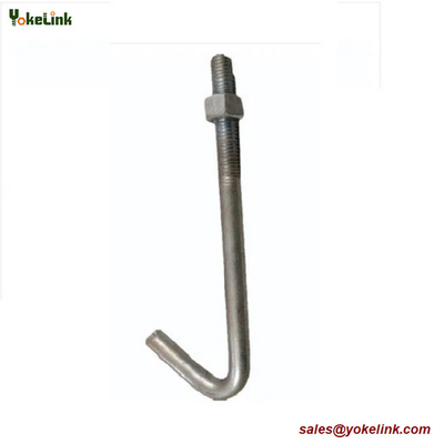 L/J Type ASTM F1554 Grade 36 55 105 Bent Anchor Bolt For Mechanical Applications