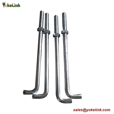 L/J Type ASTM F1554 Grade 36 55 105 Bent Anchor Bolt For Mechanical Applications