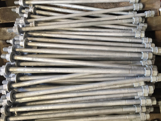High Strength Grade 55 105 Large Straight Anchor Rod F1554 Bolt For Buidlings Bridges
