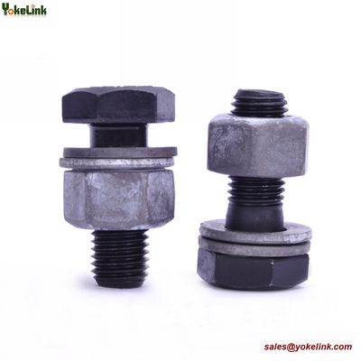 M10 En14399 Grade3 Type Black Hex Bolt with Nut Washer For Railway Wind Industry