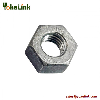 ASTM A563 DH Heavy Hex Nut Steel Structural Fasteners Accessories for A490 Bolt