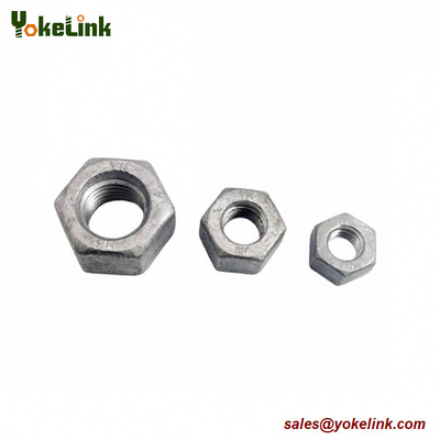 High Quality Carbon Steel ASTM A194 Heavy Hex 2h Nuts A563 DH Nut For Structural Fasteners