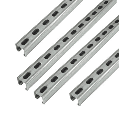 41x41mm Galvanized Aluminium Slotted/Plain Strut Channels For Solar Mounting System