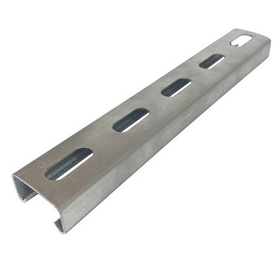 41x41mm Galvanized Aluminium Slotted/Plain Strut Channels For Solar Mounting System