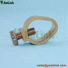 3/4'' 1/2'' Ground rod Clamps Copper brass earth rod clamps for Underground System