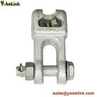 Forged Hot dip galvanized overhead line fittings Socket Clevis