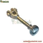 HDG Power Line Fitting Socket clevis extension link ductile iron