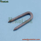 Hot Dip Galvanized Rolled Point 1/2'' Staple U-nail/ U type nail