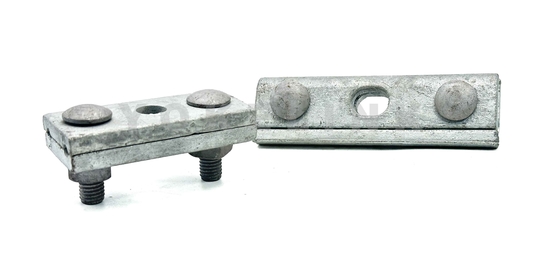 2.5"x 1.68"Drop Forged Three Bolt Cable Suspension Clamp With 5/8" Bolt for Poleline Hardware