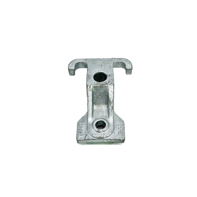 Pole Line Hardware Hot DIP Galvanized Cast Iron Guy Hook Attachment With 5/8" Bolt Size