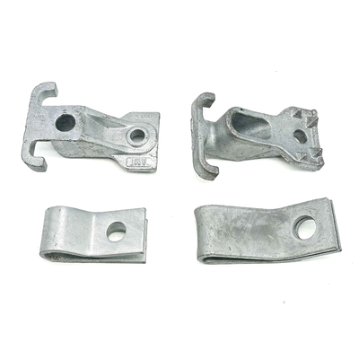 Pole Line Hardware Hot DIP Galvanized Cast Iron Guy Hook Attachment With 5/8" Bolt Size