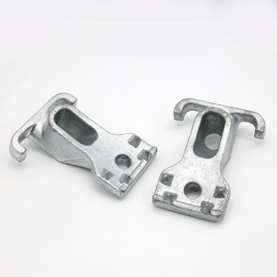 Pole Line Hardware Hot DIP Galvanized Cast Iron Guy Hook Attachment With 5/8" Bolt Size
