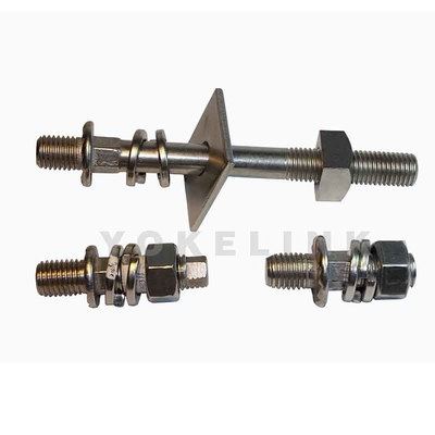 Galvanized Forged 3/4"x 1.75" Short Shank Line Post Studs For Pole Line Hardware
