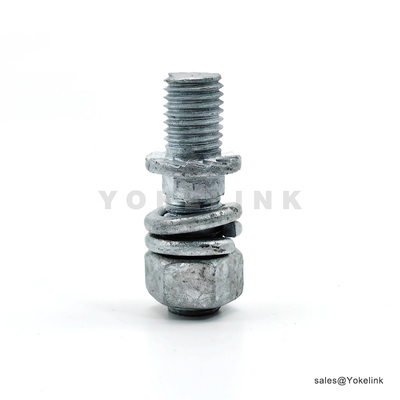 Galvanized Forged 3/4"x 1.75" Short Shank Line Post Studs For Pole Line Hardware