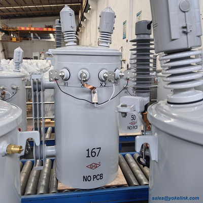 167KVA-24940GrdY/14400 347V  Oil-Immersed Distribution Single-Phase Transformer