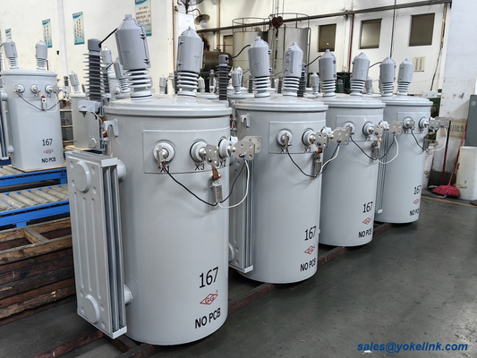 167KVA-24940GrdY/14400 347V  Oil-Immersed Distribution Single-Phase Transformer