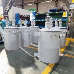 25kVA 13.8kv 120v/240v Single Phase Oil Immersed Transformer For Industrial Electricity