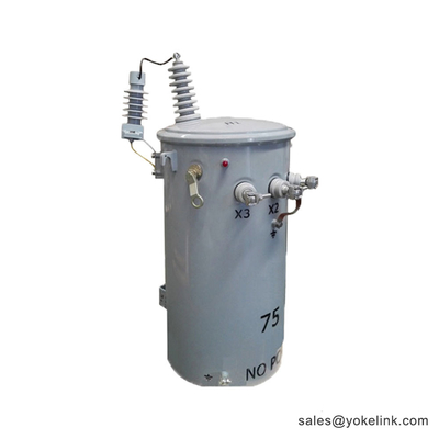 Oil Filled CSP Single Phase Pole Mounted Transformer For Industrial Electricity