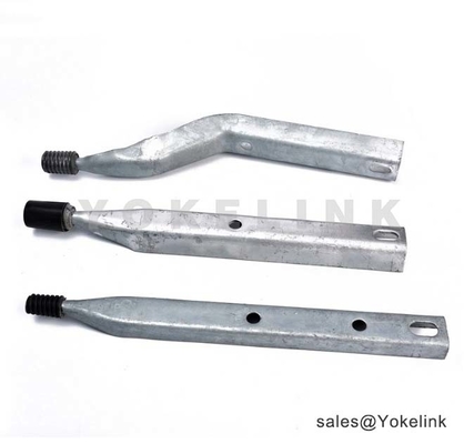 ANSI/IEEE Std C135.22. Hot DIP Galvanized 18" Pole Top Pin with 1" Nylon Head for Pole Insulator