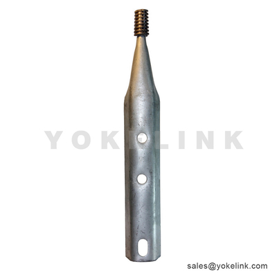 ANSI/IEEE Std C135.22. Hot DIP Galvanized 18" Pole Top Pin with 1" Nylon Head for Pole Insulator