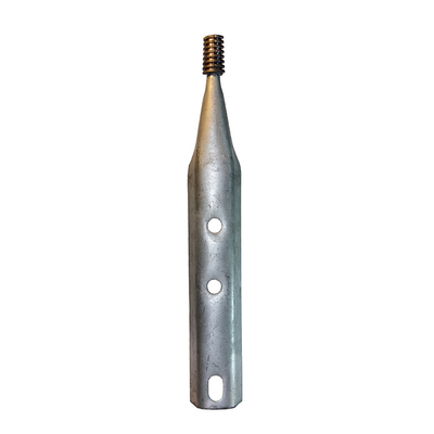 ANSI/IEEE Std C135.22. Hot DIP Galvanized Pole Top Pin with 1-3/8" Nylon Lead Head for Pole Insulator