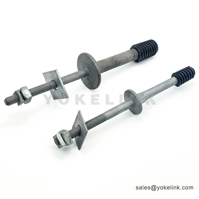 1'' Nylon Head Crossarm Pin 3/4'' Long Shank For Stable Attachments Power Accessories