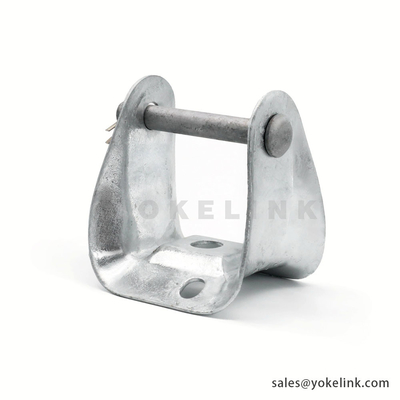ANSI/IEEE C135.20 Spool Insulator Secondary Clevi Iron D Brackets For Electric Power Fitting