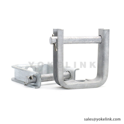 ANSI/IEEE C135.20 Spool Insulator Deadend Clevis D Iron Bracket For  Pole Line Hardware