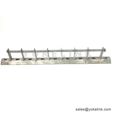 Steel Insulator Bracket Wires Spool Secondary Rack For Pole Line Hardware