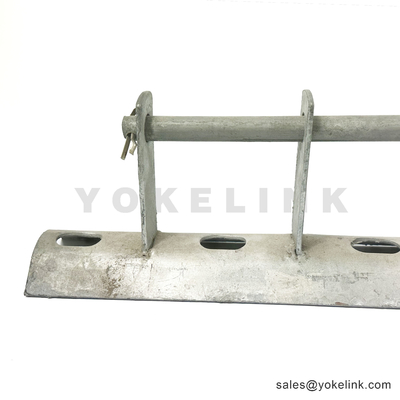 Steel Insulator Bracket Wires Spool Secondary Rack For Pole Line Hardware