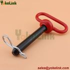 High strength Red handle hitch pin 1-1/4X8" for Three point accessories