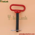 High strength Red handle hitch pin 1-1/4X8" for Three point accessories