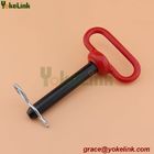 Grade 5 High strength Alloy Steel red handle hitch pin for tractor parts