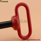 1"X7-1/2" Red Handle Hitch Pin w/Clip or Linch Pin Forged GR5