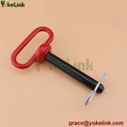 1"X7-1/2" Red Handle Hitch Pin w/Clip or Linch Pin Forged GR5