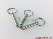 High Quality 5/16'' Stainless steel Ring detent pins with lanyard